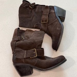 Brown suede dolce vita boots. Size 10.